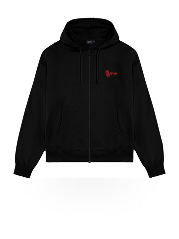 Dolly Noire Corruption Zip Hoodie - Felpe Uomo - Nero