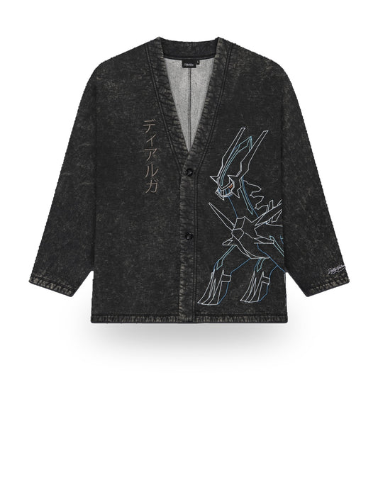 Dolly Noire Dialga And Palkia Kimono Acid - Felpe Uomo - Nero