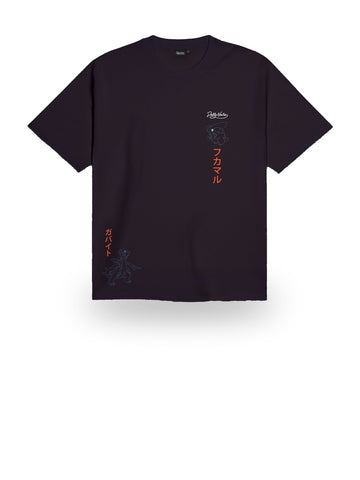 Dolly Noire Garchomp Evolution Tee - T-Shirt Uomo - Viola