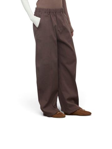 Eleh Pantaloni Donna - Marrone