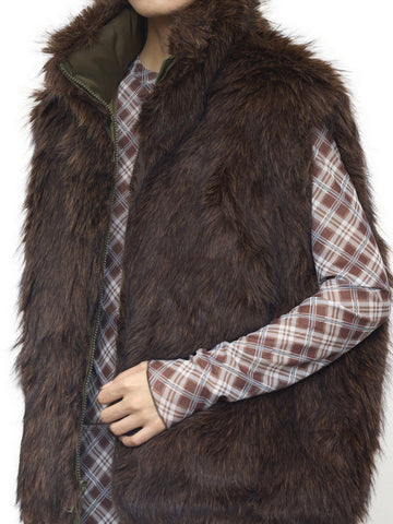 Eleh Gilet Donna - Marrone