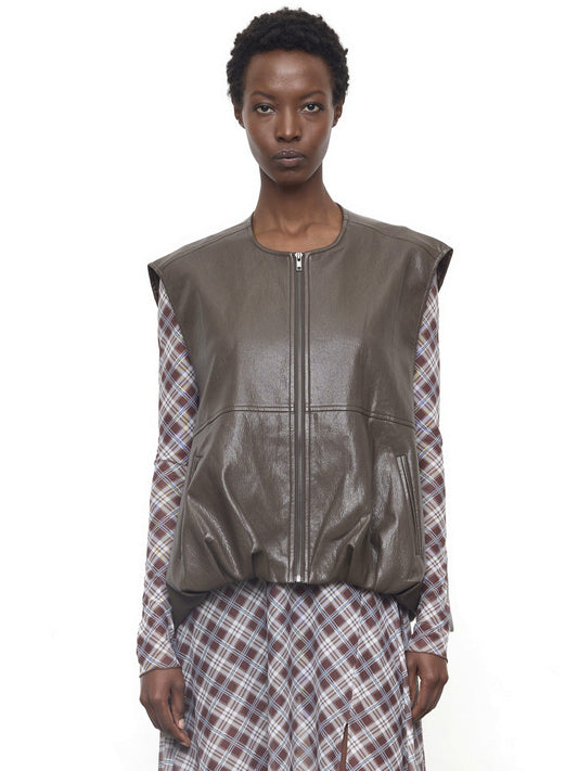 Eleh Gilet Donna - Fango