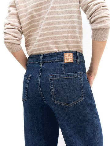 Emme Marella Pantalone In Denim - Jeans Donna - Blu