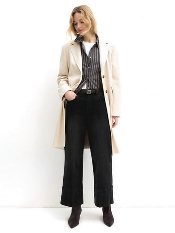 Emme Marella Pantalone In Denim - Jeans Donna - Nero
