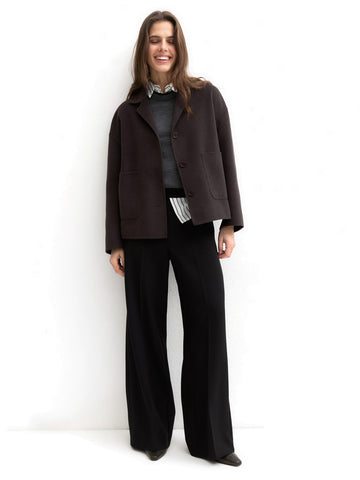 Emme Marella Pantalone Lungo - Pantaloni Donna - Nero