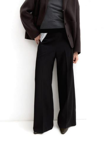 Emme Marella Pantalone Lungo - Pantaloni Donna - Nero