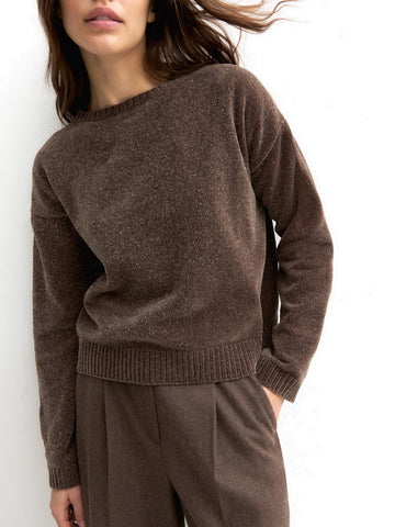 Emme Marella Maglia-Canottiera-Top - T-Shirt Donna - Marrone