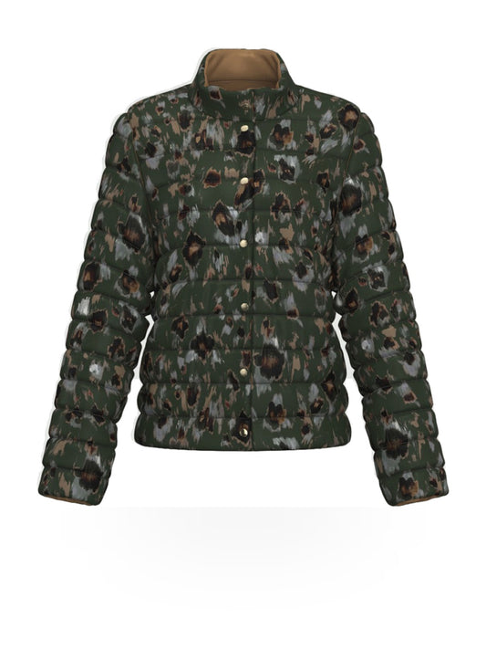 Emme Marella Imbottito Corto - Capospalla Donna - Verde