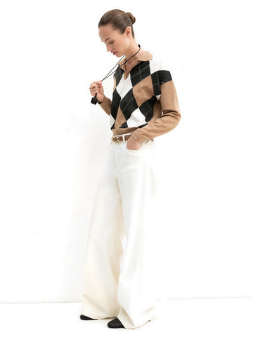 Emme Marella Maglia-Canottiera-Top - Maglieria Donna - Cammello