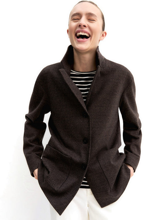 Emme Marella Giacca In Jersey - Capospalla Donna - Marrone