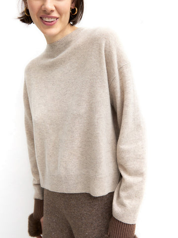 Emme Marella Maglia Canottiera Top - Maglieria Donna - Beige