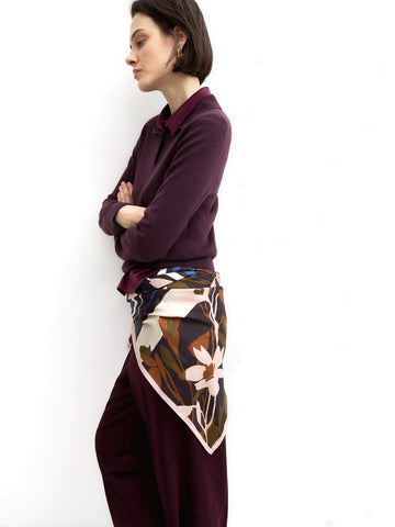 Emme Marella Maglia-Canottiera-Top - T-Shirt Donna - Mora