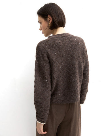 Emme Marella Maglia-Canottiera-Top - T-Shirt Donna - Marrone