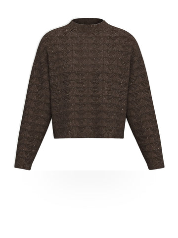 Emme Marella Maglia-Canottiera-Top - T-Shirt Donna - Marrone
