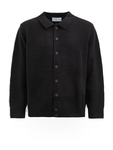 Gaelle Cardigan Collo Camicia - Maglieria Uomo - Nero