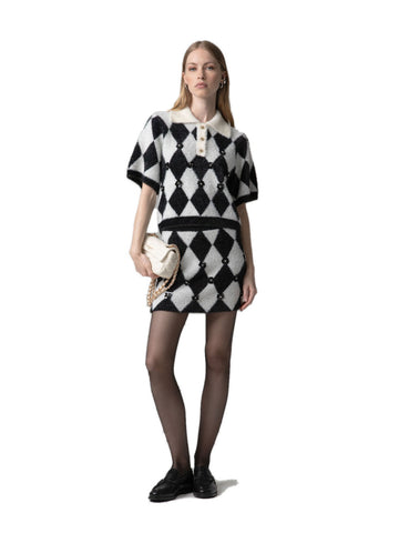 Gaelle Gonna Con Applicazioni - Gonne Donna - Nero