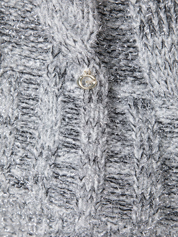 Gaelle Pullover Smanicato Con Cappuccio - Maglieria Donna - Grigio