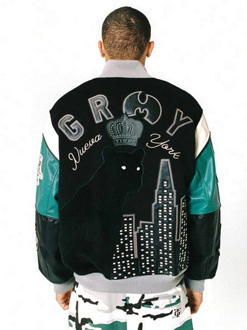 Grimey Tical X Grimey Baseball Jacket - Capospalla Uomo - Nero