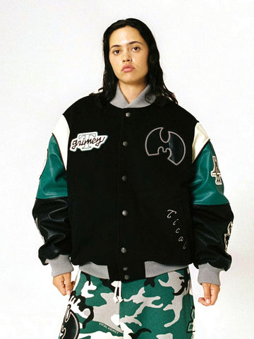 Grimey Tical X Grimey Baseball Jacket - Capospalla Uomo - Nero