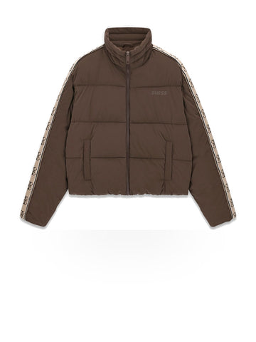 Guess Athleisure New Jean Puffer Jacket - Capospalla Donna - Marrone
