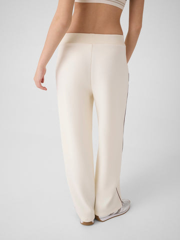 Guess Athleisure Sibilla Straight Leg Pant - Pantaloni Donna - Vanilla Cream