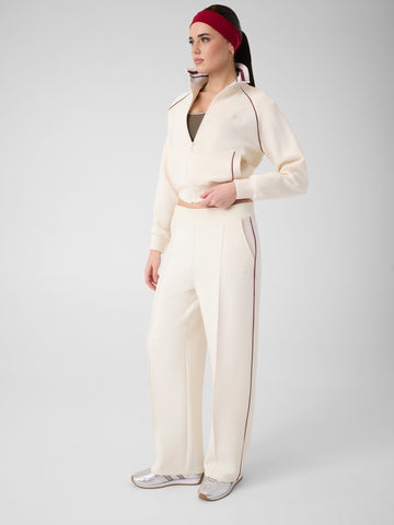 Guess Athleisure Sibilla Full Zip Sweatshirt - Felpe Donna - Vanilla Cream