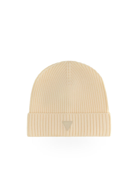 Guess Athleisure Poppy Beanie Swtr - Cappelli Donna - Bianco