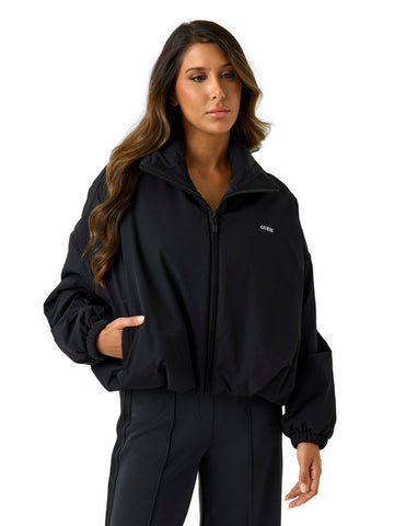 Guess Athleisure Rhea Padded Zip Jacket - Capospalla Donna - Nero