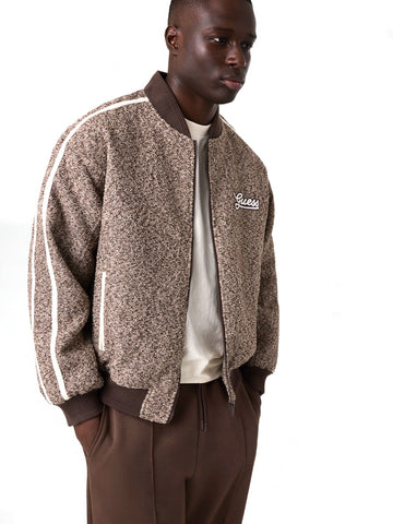Guess Athleisure Archibald Jacket - Capospalla Uomo - Beige/Marrone