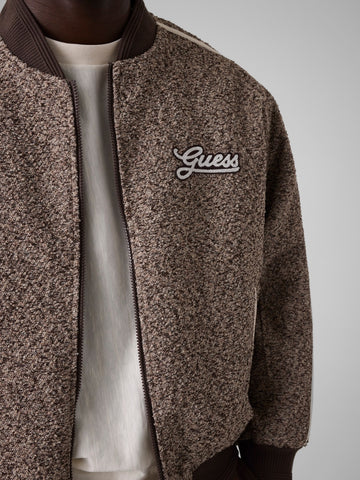 Guess Athleisure Archibald Jacket - Capospalla Uomo - Beige/Marrone