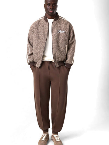 Guess Athleisure Archibald Jacket - Capospalla Uomo - Beige/Marrone