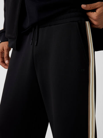 Guess Athleisure Vicktor Straight Leg Pant - Pantaloni Uomo - Nero