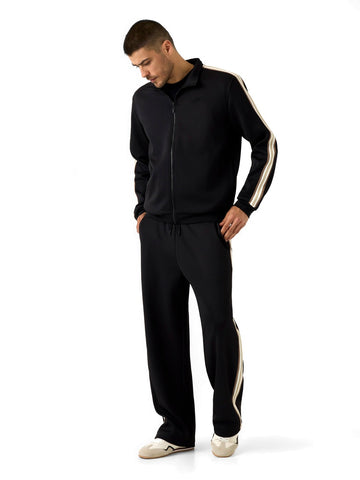 Guess Athleisure Vicktor Straight Leg Pant - Pantaloni Uomo - Nero