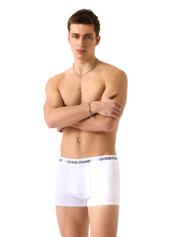 Guess Jeans Gj 3 Pack Boxer Brief - Intimo Uomo - Bianco