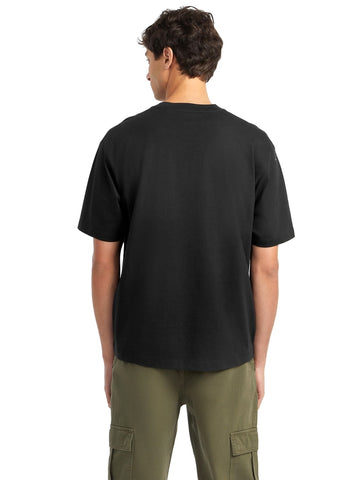 Guess Jeans Mini Triangle Tee - T-Shirt Uomo - Nero