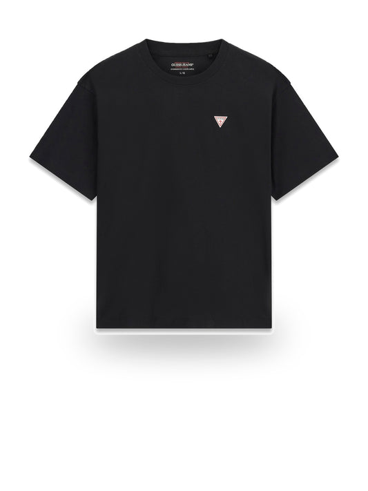 Guess Jeans Mini Triangle Tee - T-Shirt Uomo - Nero