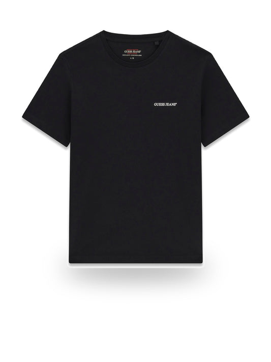 Guess Jeans Logo Print Tee - T-Shirt Uomo - Nero