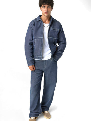 Guess Jeans Gj G20 Baggy 5 Pkt - Jeans Uomo - Indigo Canvas Was