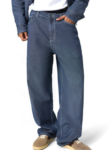 Guess Jeans Gj G20 Baggy 5 Pkt - Jeans Uomo - Indigo Canvas Was