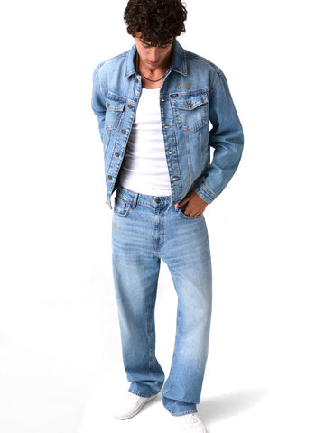Guess Jeans Gj G18 Relaxed X Rolling Stone - Jeans Uomo - Denim