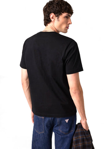 Guess Jeans Gj Reg Fit Pocket Label Tee - T-Shirt Uomo - Jet Black