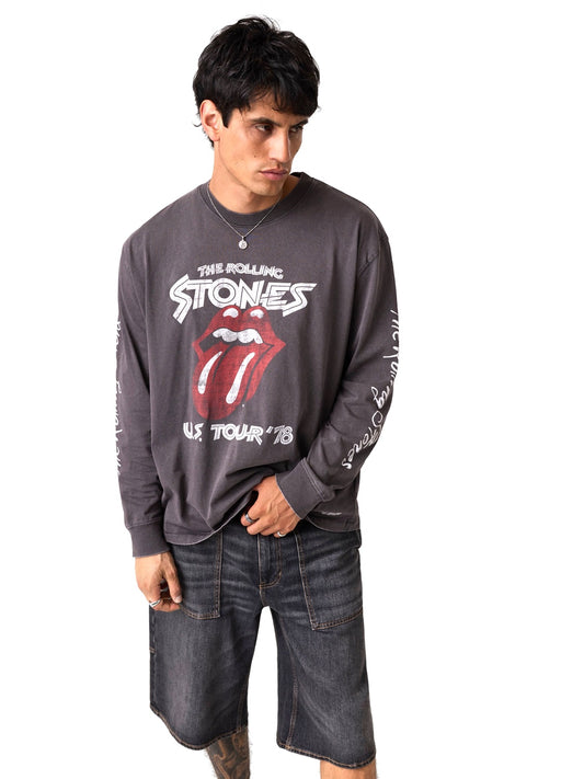 Guess Jeans Gj X Rs Os Fit Eagle Tee - T-Shirt Uomo - Grigio