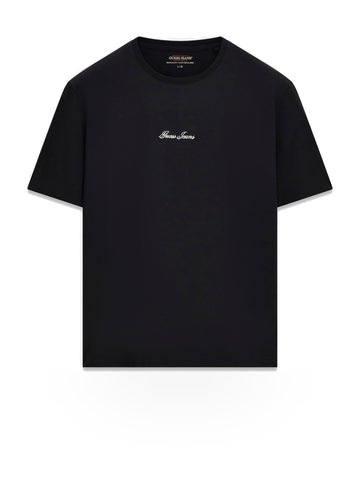 Guess Jeans Gj Reg Fit Script Tee - T-Shirt Uomo - Nero
