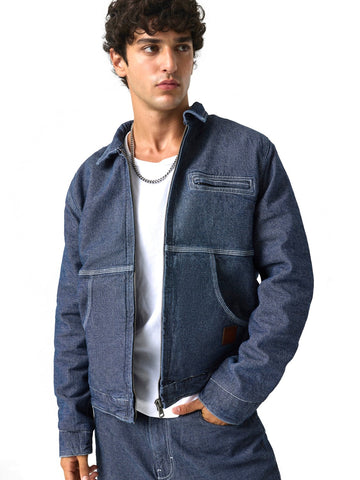 Guess Jeans Gj Workwear Jacket - Capospalla Uomo - Indigo Wash