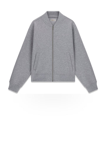 Guess Jeans Gj Reg Fit Bonded Scuba Bomber - Felpe Uomo - Grigio