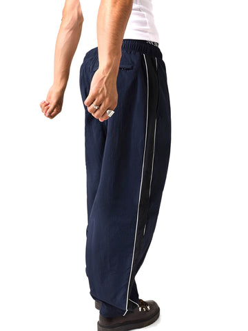 Guess Jeans Gj Crinkle Nylon Jogger - Pantaloni Uomo - Blu