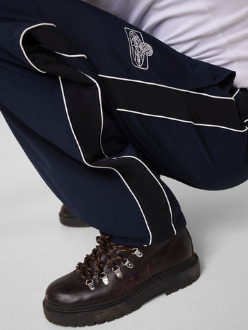 Guess Jeans Gj Crinkle Nylon Jogger - Pantaloni Uomo - Blu