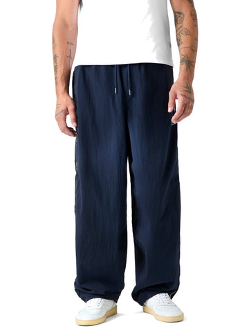 Guess Jeans Gj Crinkle Nylon Jogger - Pantaloni Uomo - Blu