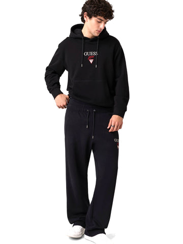 Guess Jeans Gj Baker Logo Jogger - Pantaloni Uomo - Nero