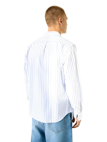 Guess Jeans Gj Regular Fit Yd Oxford Shirt - Camicie Uomo - Bianco/Azzurro